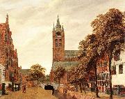 HEYDEN, Jan van der, View of the Westerkerk, Amsterdam f